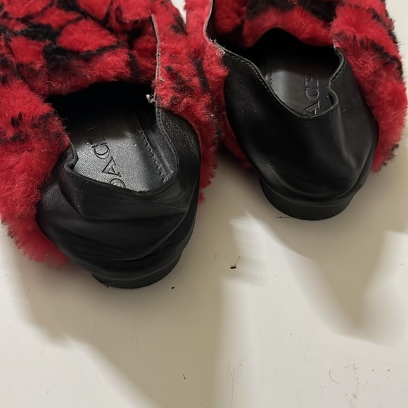 COACH Holly Slipper Size 6 Red Black Rasberry - Picture 10 of 10